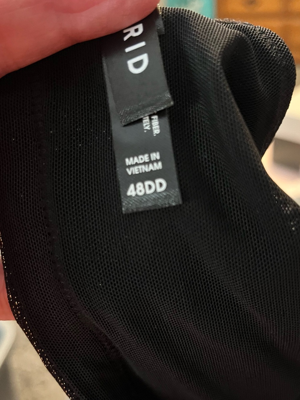torrid Black Shimmer Everyday Wirefree bra - Picture 3 of 3